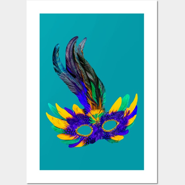 Feather Mask Wall Art by dalyndigaital2@gmail.com